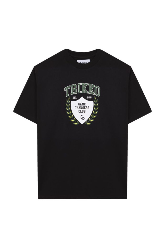 Black Emblematic Tee